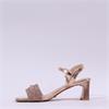 Una Healy Fantasy Block Heel Bling Strap - Rose Sparkle